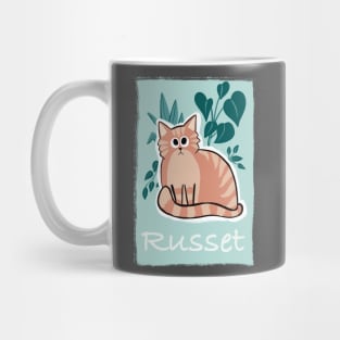 Russet the chonky orange cat Mug